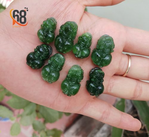 Mặt Tỳ Hưu Đá Ngọc Bích Nephrite