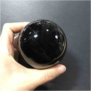 Quả Cầu Đá Thạch Anh Đen