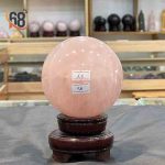 Quả Cầu Đá Thạch Anh Hồng