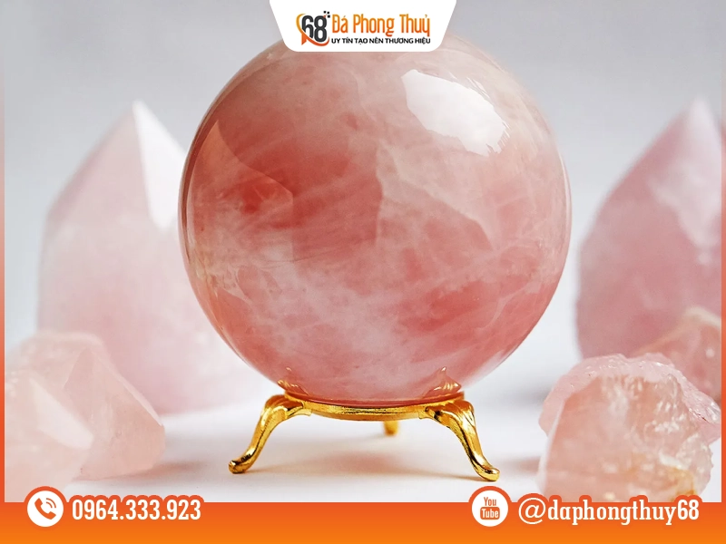 đá thạch anh hồng mệnh hỏa