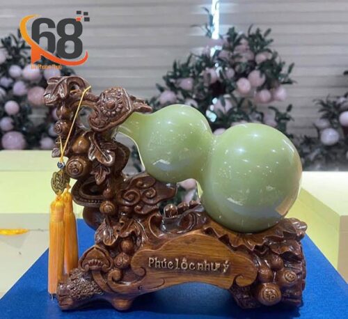 Tác Phẩm Hồ Lô Đá Xanh Ngọc