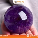 Quả Cầu Đá Thạch Anh Tím