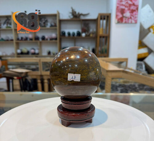 Quả Cầu Đá Thạch Anh Mắt Hổ 1.7kg