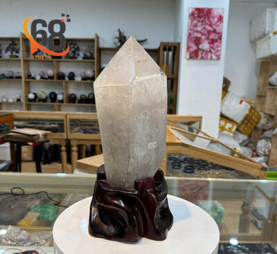 Trụ Đá Thạch Anh Trắng