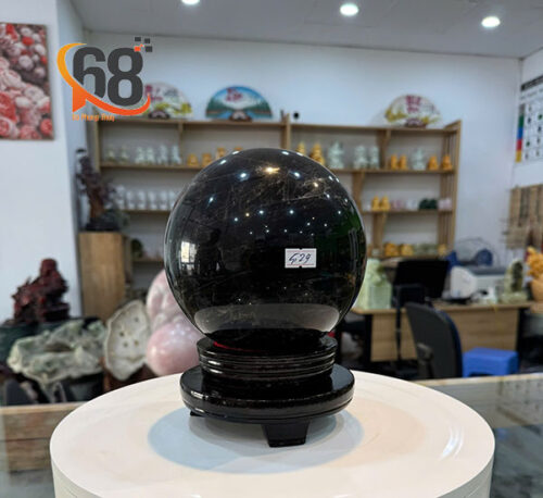 Quả Cầu Đá Thạch Anh Đen 5.29kg
