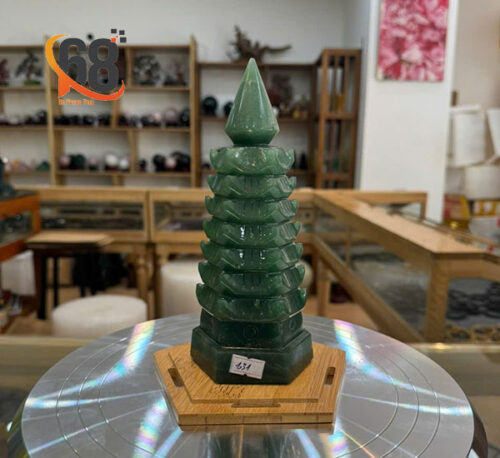 Tháp Văn Xương Thạch Anh Xanh 1.31kg