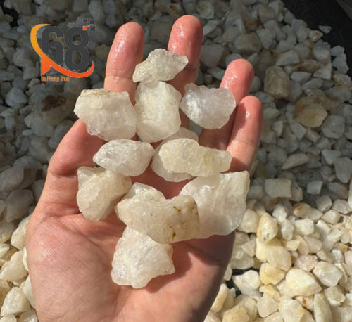 Đá Thạch Anh Vụn Trắng Trong Thô