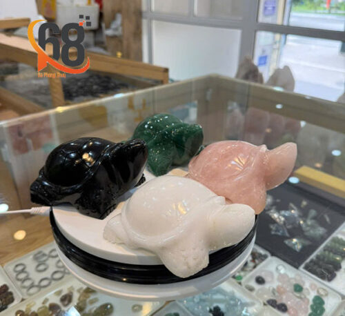 Bộ Linh Vật Rùa Đá Phong Thủy