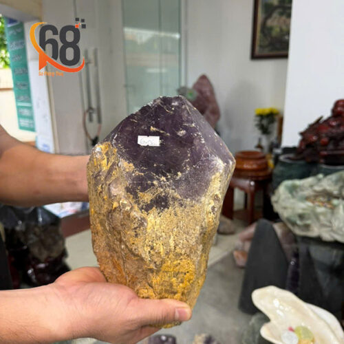 Khối Tinh Thể Thạch Anh Tím 6.06kg