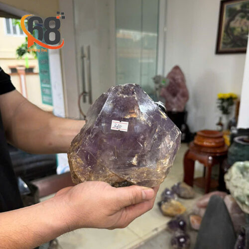 Khối Tinh Thể Thạch Anh Tím 3.84kg