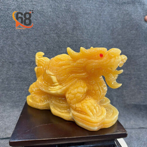 Long Quy Đá Ngọc Hoàng Long 19cm