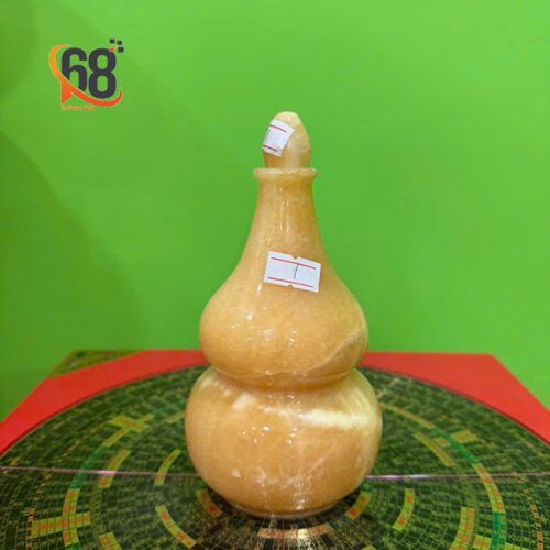 Hồ Lô Phong Thủy Đá Hoàng Long Cao 16cm