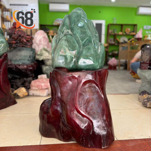 Khối Đá Cảnh Thạch Anh Xanh 47kg