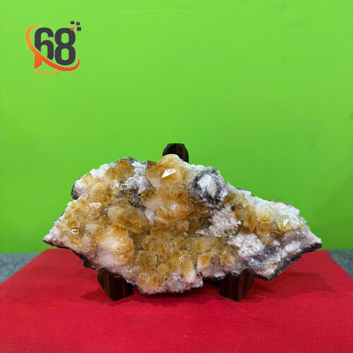 Mảnh Tinh Thể Thạch Anh Vàng 0.73kg