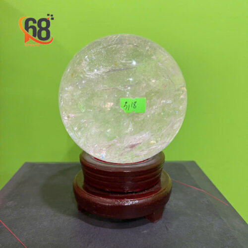 Quả Cầu Đá Thạch Anh Trắng Tinh Khiết 3.18kg