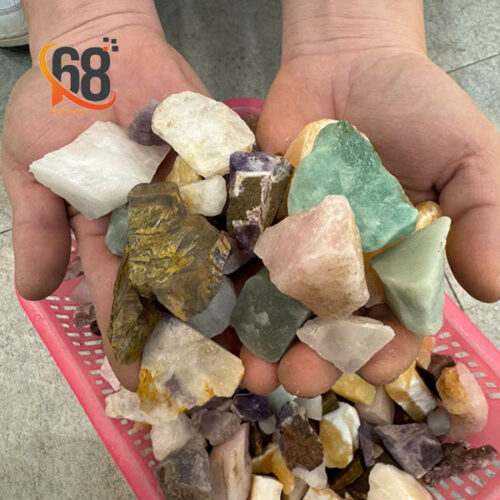 Đá Thạch Anh Vụn Đa Sắc A+