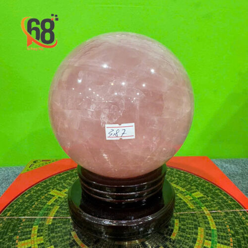 Quả Cầu Thạch Anh Hồng 3.87kg A+