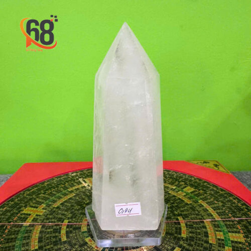 Trụ Đá Thạch Anh Trắng Trong 0.94kg