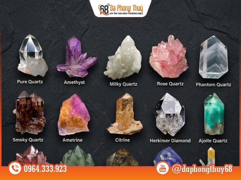 Phân loại thạch anh theo đặc điểm gì? - Theo tên thương mại Phân loại thạch anh theo đặc điểm gì? - Theo tên thương mại