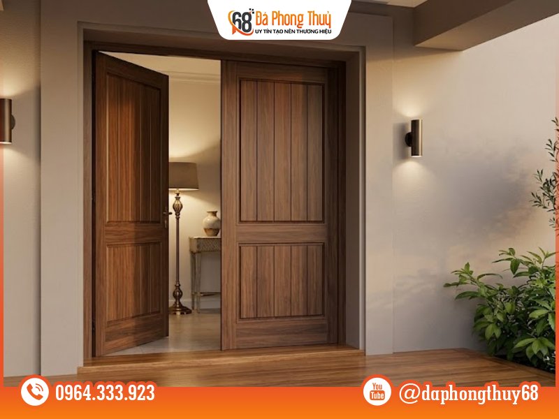 Lỗi thường gặp khi đặt vật phẩm phong thủy tại cửa ra vào