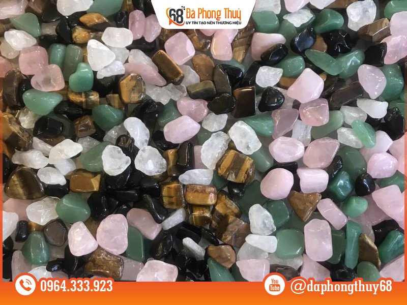 Các loại đá thạch anh vụn phù hợp để rải sân vườn - Phân loại theo màu sắc và ý nghĩa phong thủy sân