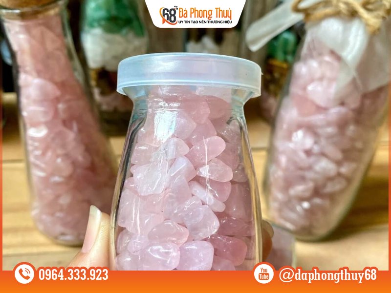 Hũ đá thạch anh vụn phong thủy là gì?