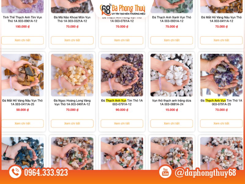 Đá thạch anh vụn trắng là gì? - Các dạng đá vụn trắng phổ biến