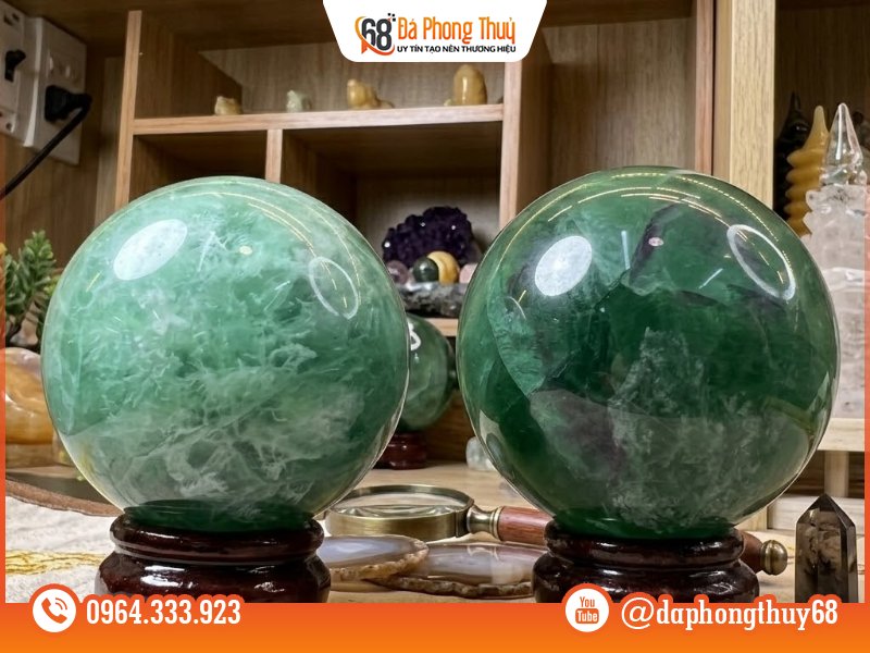 Ý nghĩa phong thủy của quả cầu fluorite xanh - Cân bằng cảm xúc