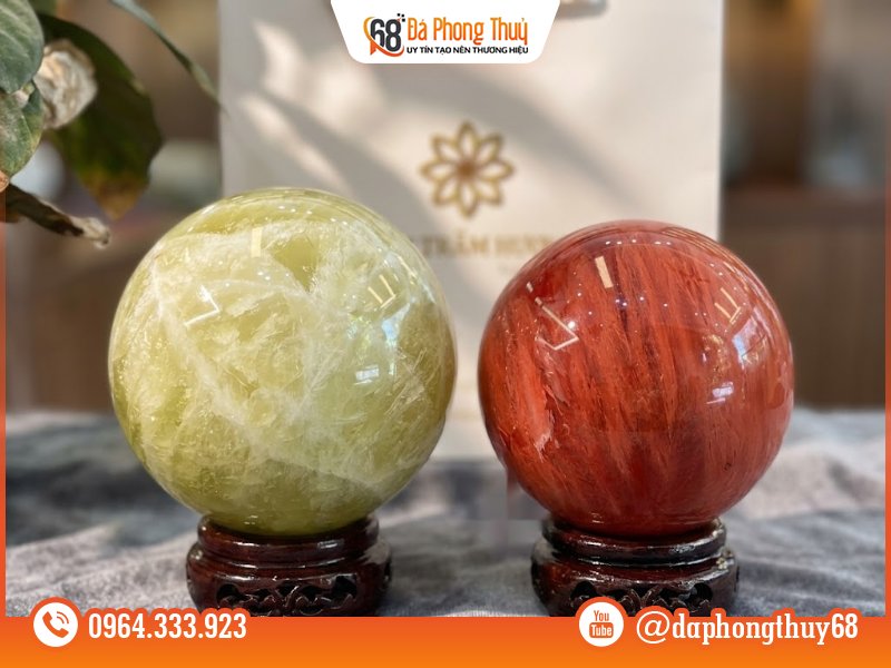 Top quả cầu phong thủy hợp mệnh Thổ - So sánh nhanh các loại đá hợp mệnh Thổ