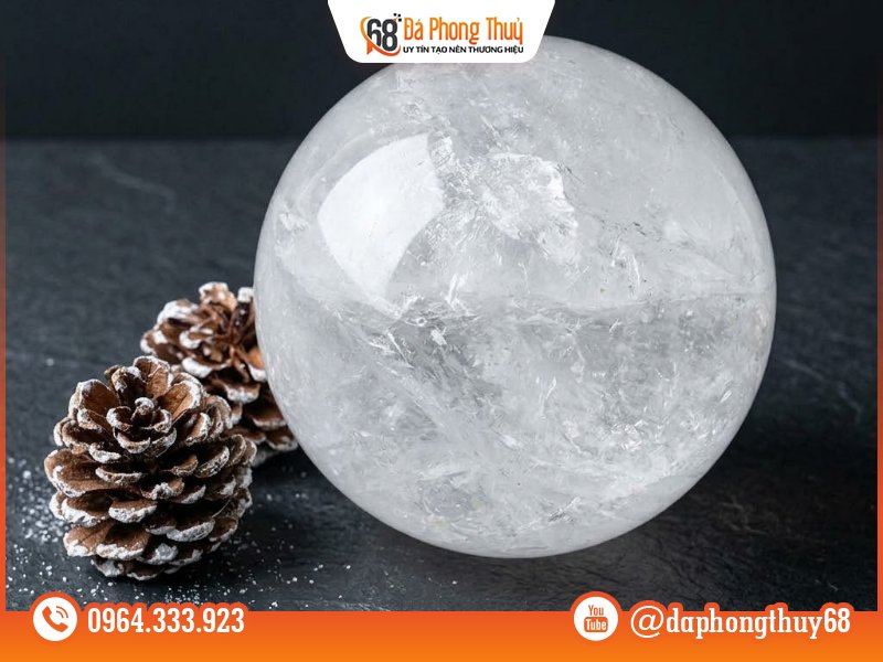 Top loại quả cầu đá hợp mệnh Thủy - Quả cầu thạch anh trắng Top loại quả cầu đá hợp mệnh Thủy - Quả cầu thạch anh trắng