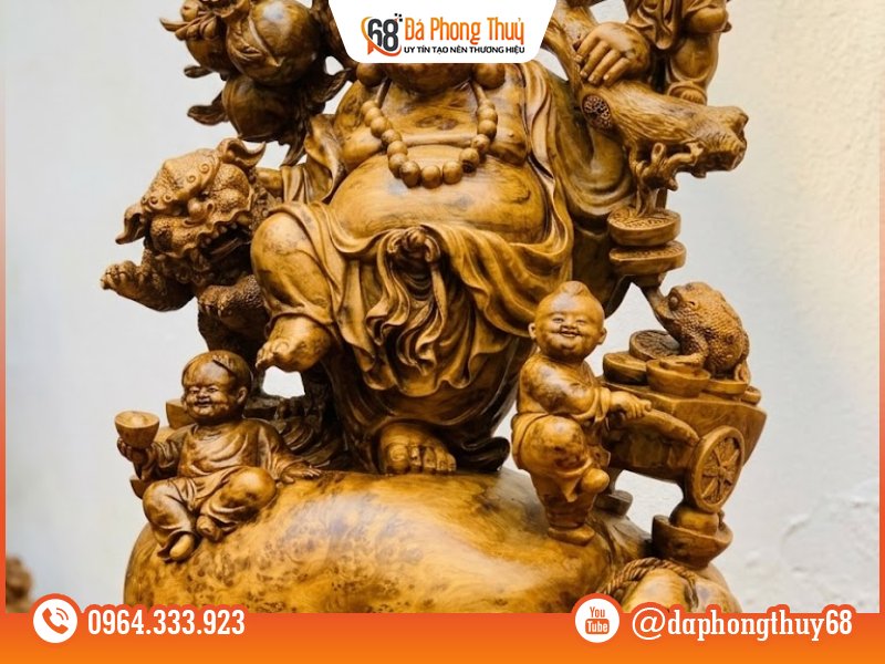 Top vật phẩm phong thủy phổ biến hiện nay - Phật Di Lặc — biểu tượng an lạc