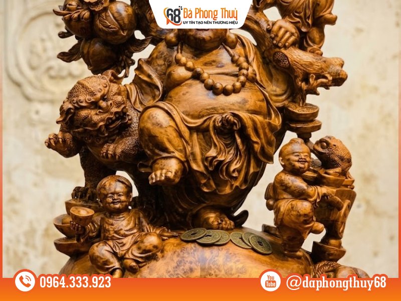 Top vật phẩm phong thủy phổ biến hiện nay - Phật Di Lặc — biểu tượng an lạc