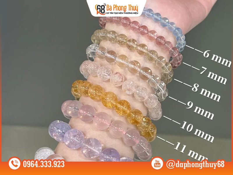 Chọn size vòng theo cổ tay - Khi nào nên chọn hạt lớn 10 – 12 mm?