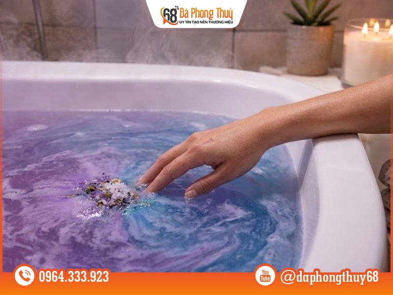 Hướng dẫn thực hiện ngâm chân và tắm đúng cách - Tắm bồn với đá thạch anh