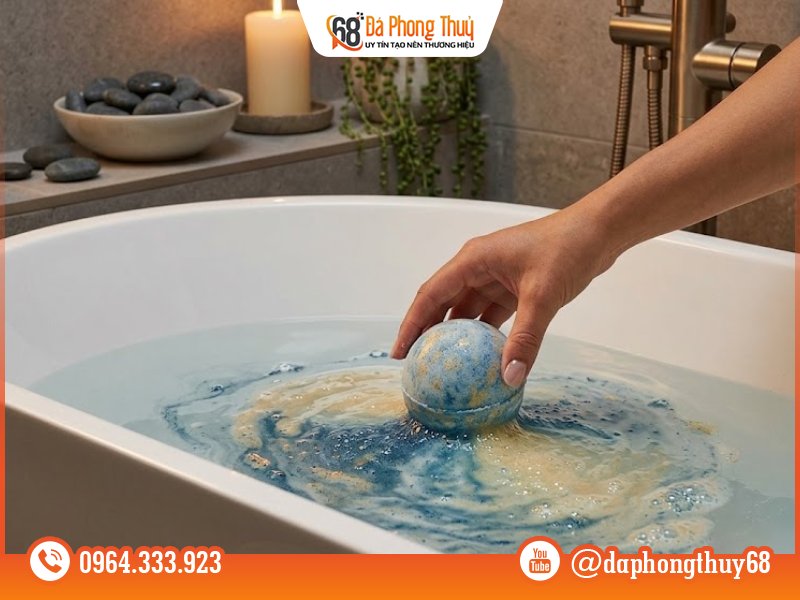Hướng dẫn thực hiện ngâm chân và tắm đúng cách - Tắm bồn với đá thạch anh