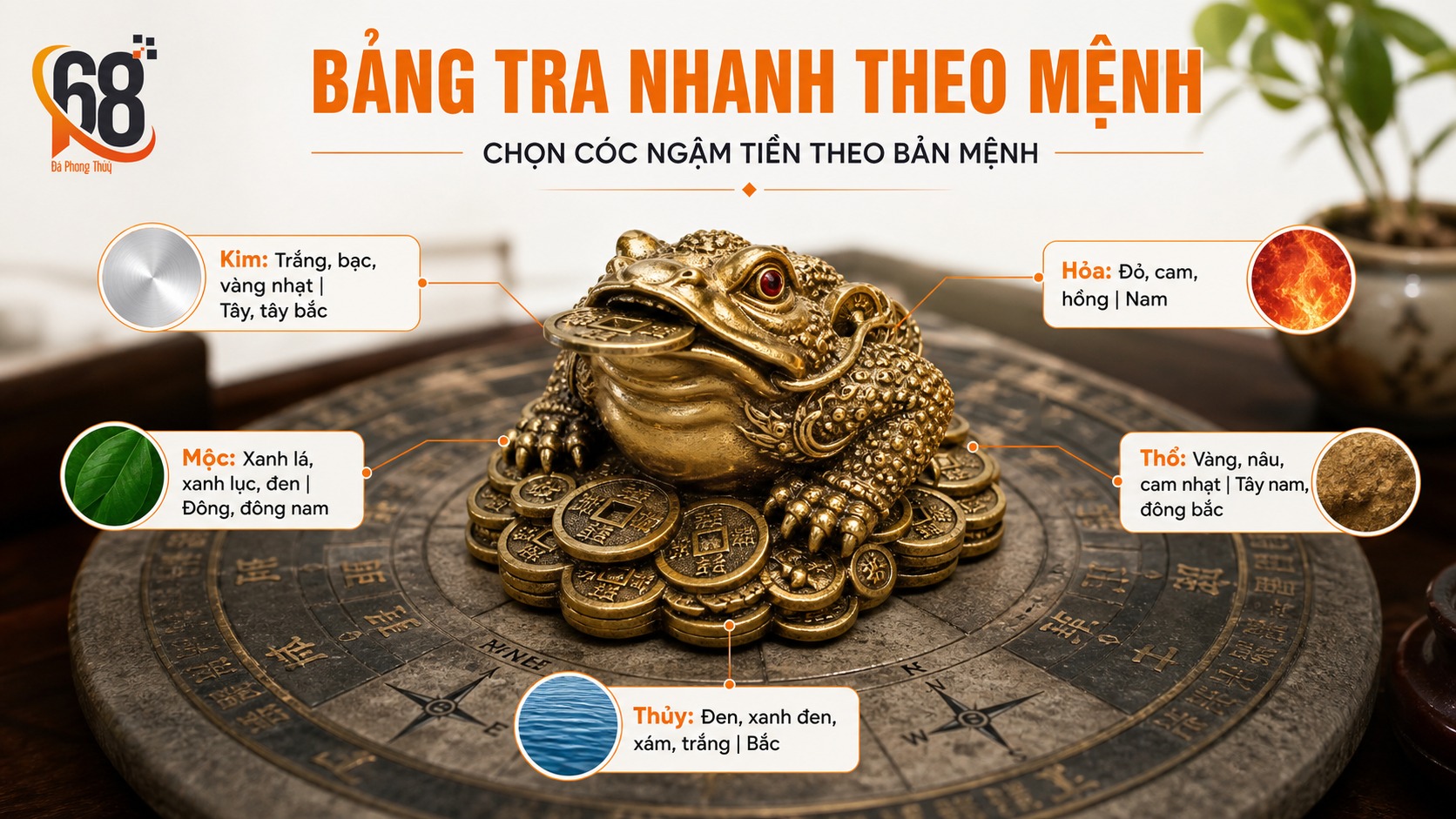 Bảng tra nhanh theo mệnh