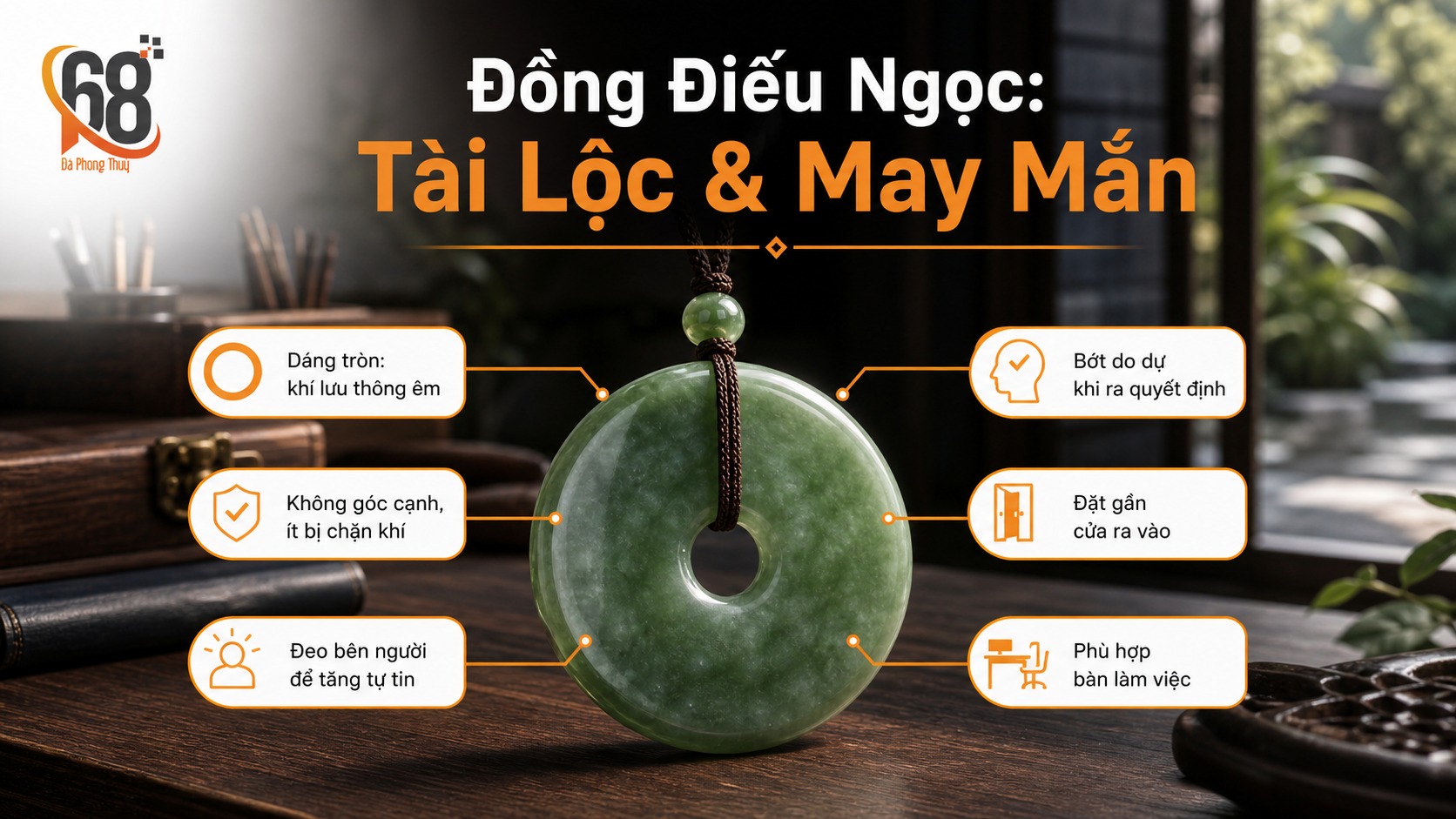 Vì sao đồng điếu ngọc gắn với tài lộc, may mắn Vì sao đồng điếu ngọc gắn với tài lộc, may mắn