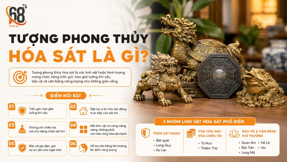 Tượng phong thủy hóa sát là gì?