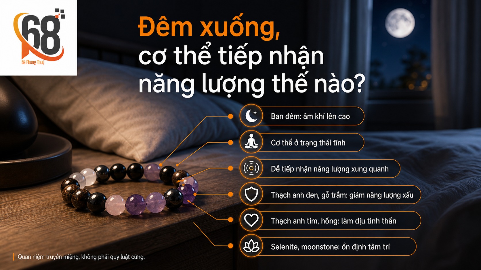 Đêm xuống, cơ thể tiếp nhận năng lượng thế nào?
