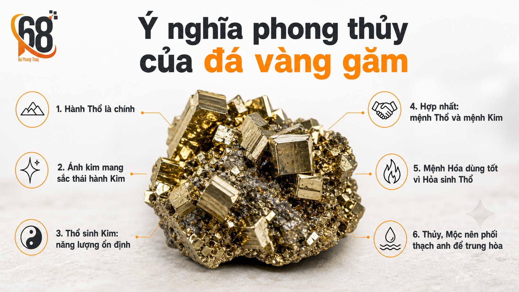 Ý nghĩa phong thủy của đá vàng găm Ý nghĩa phong thủy của đá vàng găm