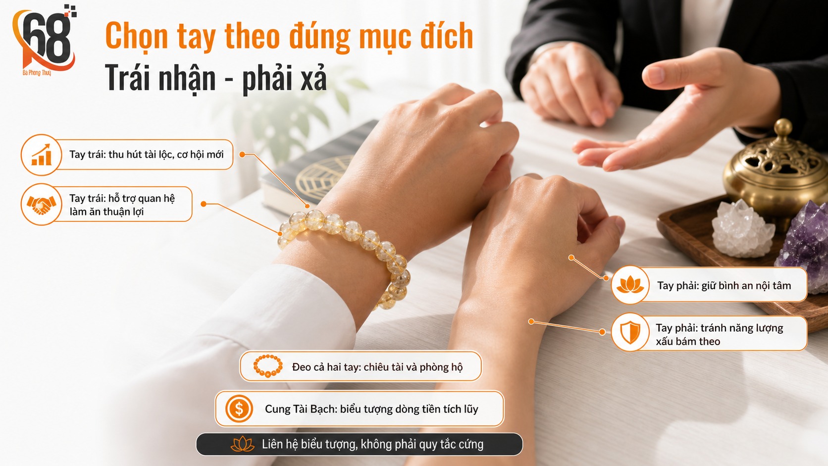 Chọn tay theo đúng mục đích, đừng đeo cho có