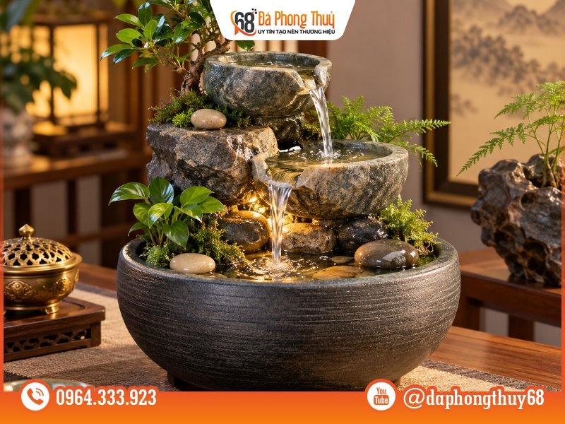 Top 12 quà tặng phong thủy từ 500k đến 1 triệu - 1. Thác nước phong thủy