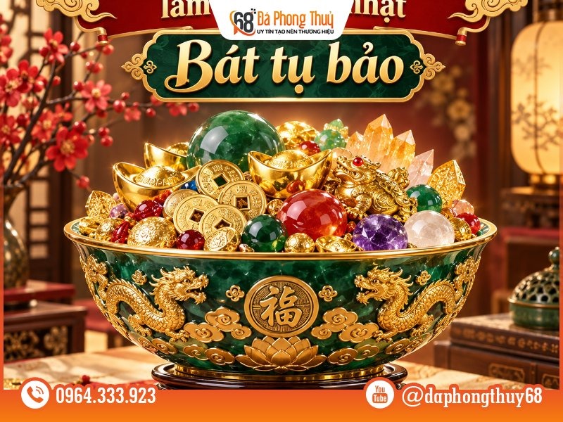 Top 10 vật phẩm phong thủy làm quà sinh nhật - Bát tụ bảo