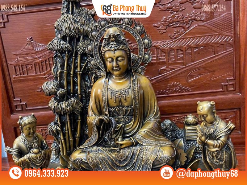 Top 10 quà tặng phong thủy cao cấp nên chọn - Tượng Phật Quan Âm