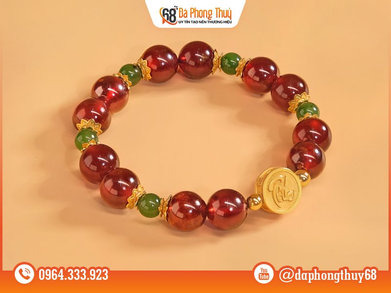 8 mẫu vòng đá nam mệnh Hỏa nên chọn - Vòng đá garnet 8 mẫu vòng đá nam mệnh Hỏa nên chọn - Vòng đá garnet